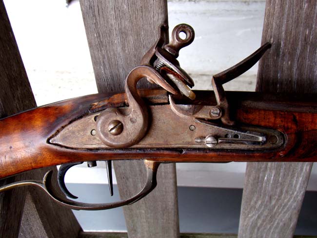 A Pennsylvania Tiger Maple Long Rifle with double set triggers made by Adam Angstadt of Berks County, PA., circa 1795-1805 — image 3